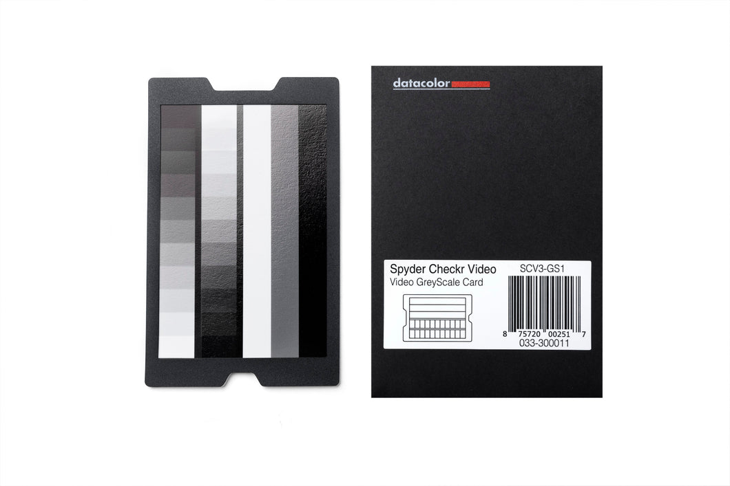 Datacolor Spyder Checkr Video Greyscale Card